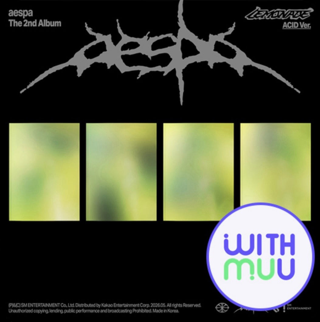 [WITHMUU POB] aespa – 2nd Album LEMONADE (ACID Ver.) (RANDOM)