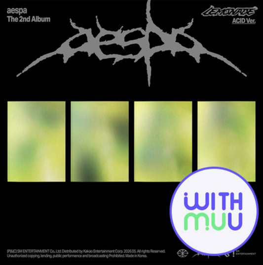 [WITHMUU POB] aespa – 2nd Album LEMONADE (ACID Ver.) (RANDOM)